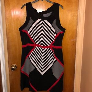 Dress with illusion twist